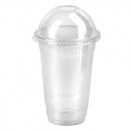 Gobelet Smoothie / Shaker en Plastique PET 30/35 cl avec dôme trou par 100