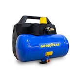 thumbnail of Goodyear – Compresor 6 L 1.1 kW (1.5 HP) Sin Aceite, 8 bar, 207 L/min, Motor de Inducción Silencioso 86 dB Portátil