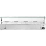 thumbnail of Royal Catering - Bain Marie - 4 GN 1/2 containers - Aftapkraan - Glasbeschermer