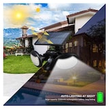 thumbnail of Luz exterior solar com sensor de movimento 56 LEDs solares 2 cabeças