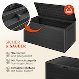 thumbnail of Auflagenbox `Holzoptik` klappbar Deckel 120x46x57cm