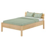 thumbnail of Metallfreies Massivholzbett Esche 140x200 hohe Sitzkante V-60.90-14KoR