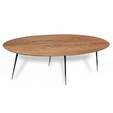 thumbnail of SIT Möbel Couchtisch oval | Tischplatte Akazie | Beine Metall | B 150 x T 60 x H 45 cm | natur | 01053-27 | Serie THIS & THAT