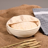 thumbnail of KESPER Gärkörbchen mit Stoffeinlage, Rattan 19631