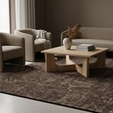 thumbnail of Teppich Wohnzimmer Einfarbig Pflegeleicht Waschbar Schlafzimmer OEKO-TEX Läufer Braun 80x250 cm Schadstoffgeprüft – TITLIS von Kadima Design