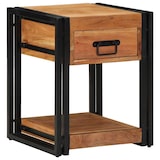 thumbnail of vidaXL Nachttisch 2 pcs Braun 40 x 40 x 50 cm Massivholz Akazie