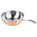 thumbnail of Contacto Kupfer-Sauteuse, Ø 20 cm,  Mehrschichtenaufbau aus  Edelstahl, 1.8 Liter, induktionsgeeignet