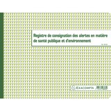 thumbnail of Registre de Consignation des alertes Santé publique et Environnement, 24x32 20p