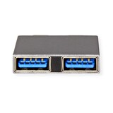 thumbnail of ROLINE USB 3.2 Gen 2 Adapter, 2x USB Typ C - 2x Typ A, ST/BU, silberfarben