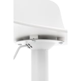 thumbnail of Set van 4 barkrukken Almada Kunststof wit