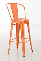 thumbnail of CHEFGASTRO Barhocker PITTSBURGH HxBxT 115x44x52cm Metall Orange Barstuhl