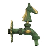 thumbnail of Nostalgie Auslaufventil Pferd 1/2 Zoll patiniertes Messing