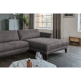 thumbnail of KAWOLA Sofa MALTA Ecksofa Stoff anthrazit mit Kopfstütze Recamiere rechts
