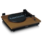 thumbnail of Lenco LS-100WD Plattenspieler Audio-Plattenspieler mit Riemenantrieb Schwarz, Eiche