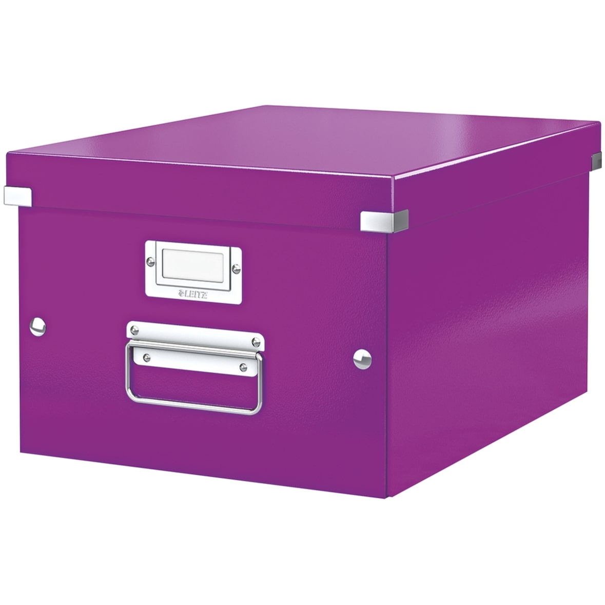 Ablagebox Click & Store A4 violett Packung mit 6 Stück