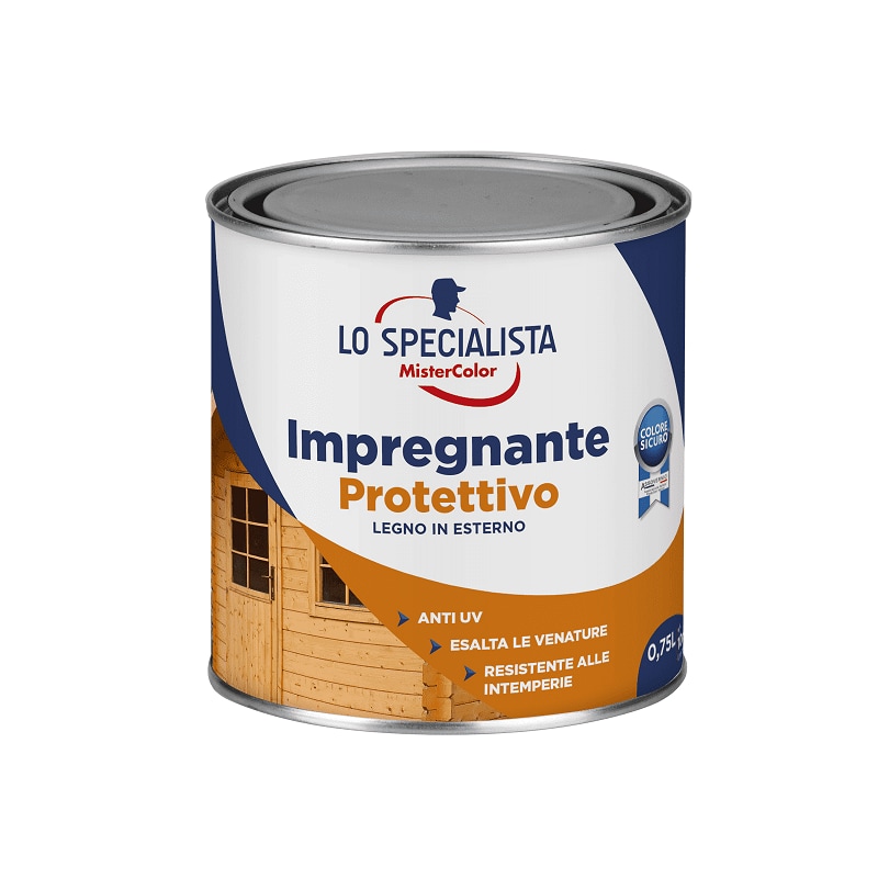 Impregnante a solvente per legno colore douglas 0,75lt