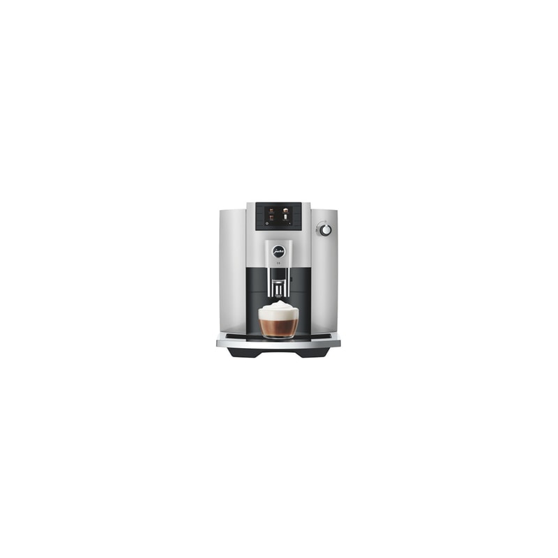 JURA - E6 Platinum - Automatisch koffiezetapparaat met professionele aromamolen, intelligente voorverwarming en 11 specialiteiten