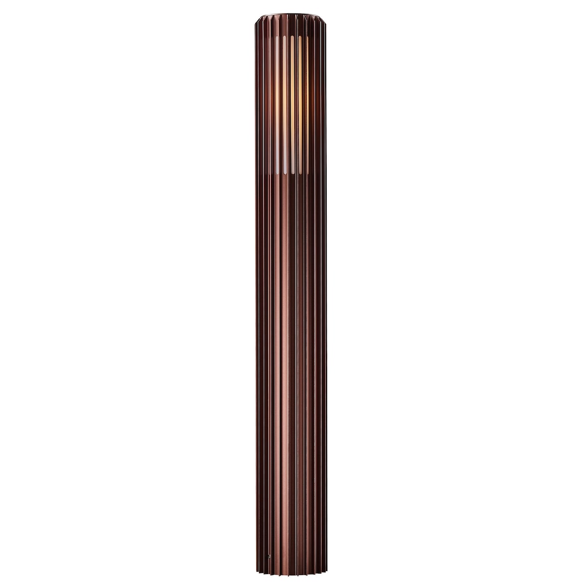 Potelet luminaire ALUDRA 95 Aluminium Seaside marron metallise H. 95,4 IP44 -Extérieur