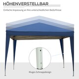 thumbnail of Outsunny - Pavillon - 2.95Lx2.95Wx2.58Hcm - Blau