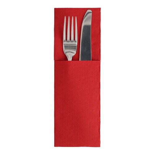 50 Servietten `ROYAL Collection` 48 cm x 30 cm bordeaux mit Besteckfalz