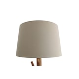 thumbnail of SalesFever Candeeiro de pé 175cm|abajur|quadro tubo de metal madeira flutuante|base madeira Hevea|L30xP30xA175cm|preto–natural–branco