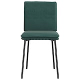 thumbnail of Chaises à manger lot de 4 Vert foncé Velours Modèle Unique Chic