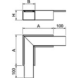 thumbnail of OBO Bettermann Flachwinkel PLM FA 0810 FS 7218066