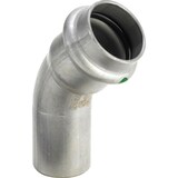 thumbnail of VIEGA Bogen I/A 45° Sanpress Inox Edelstahl 15mm