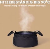 thumbnail of EVOCAMP Faltbare Spülschüssel, 8,5 L, Wasserdicht und hitzebeständig, Schwarz, Platzsparend und hygienisch
