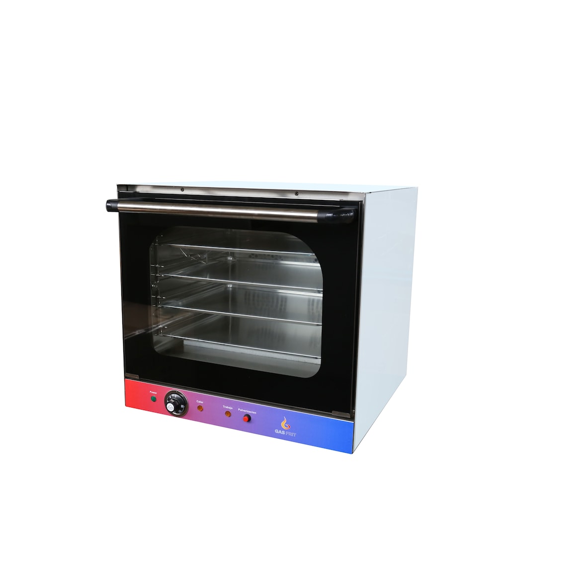 Gasfrit - Forno a convezione per 4 teglie/griglie 430×320 mm, termostato EGO