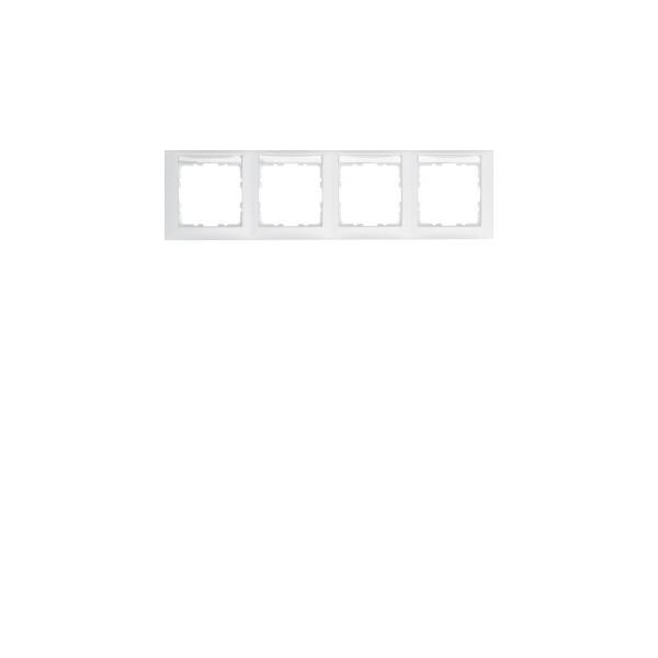 Berker Rahmen 4-fach polws/matt 10249919