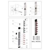 thumbnail of Bordenplank wandmodel 12