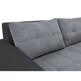 thumbnail of Canapé d'angle convertible en PU et microfibre moderne Cecilia