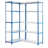 thumbnail of SimonRack Estanteria Esquina Metálica 1800 mm, Bandeja Metal, 80 kg de Punto Flexión, Azul - Simoncorner
