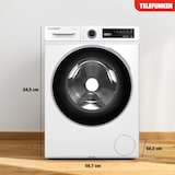 thumbnail of Telefunken Waschmaschine 10kg | Frontlader 1400 U/Min. | Dampffunktion | Inverter Motor | AquaStop | W1014AS1W