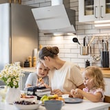 thumbnail of CIARRA A+++ 650 m³/h Dunstabzugshaube 60 cm Kopffreihaube WIFI + APP & Touch Control Booster VM6736NW