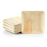 thumbnail of WISEFOOD 50 Teller - Palmblatt Teller quadratisch 24 x 24 cm