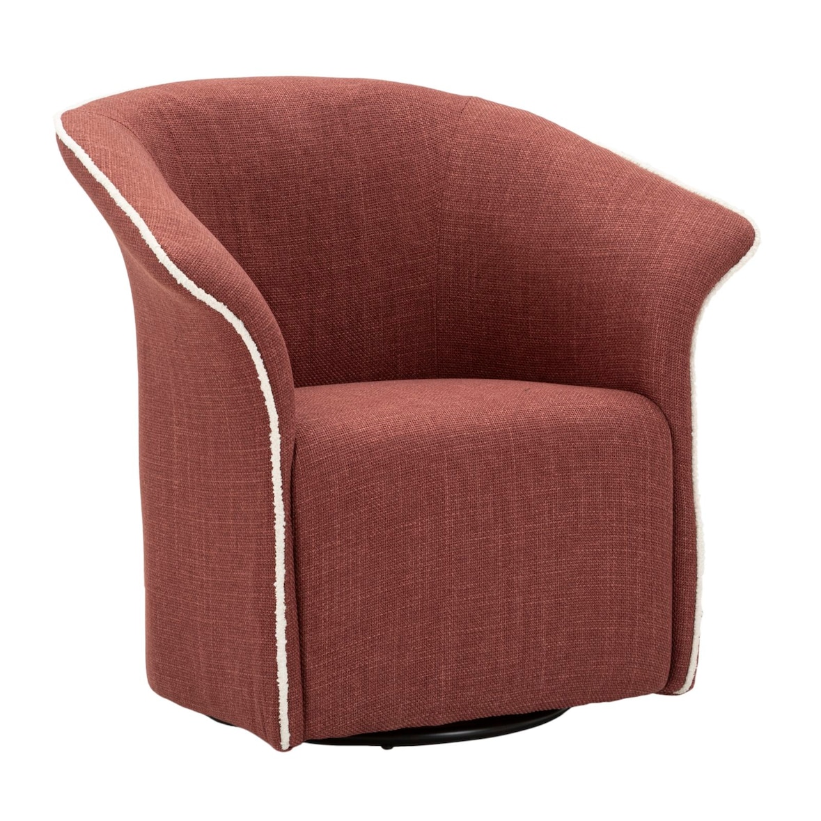 Mauro Ferretti - poltrona girevole siena bordeaux cm 83,5x66x80 (seduta altezza cm 42) - 142866000B