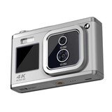 thumbnail of Appareil Photo Numérique 4K HD Double Objectif 50MP Écran Selfie Stabilisation Argent YONIS