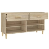 thumbnail of vidaXL Schuhschrank Sonoma-Eiche 102x35x55 cm Holzwerkstoff
