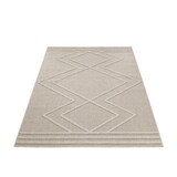thumbnail of Küchenteppich Bohemian Robust Waschbar Strapazierfähig Terrasse Garten Beige 200x290 cm OEKO-TEX Gekettelt – CORTINA von Kadima Design