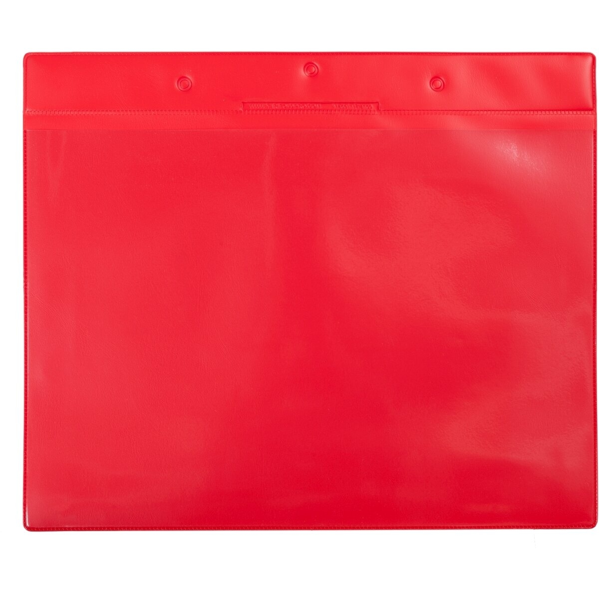 Tarifold Kennzeichnungshülle A4 quer rot magnetisch PVC VE=10 Stück