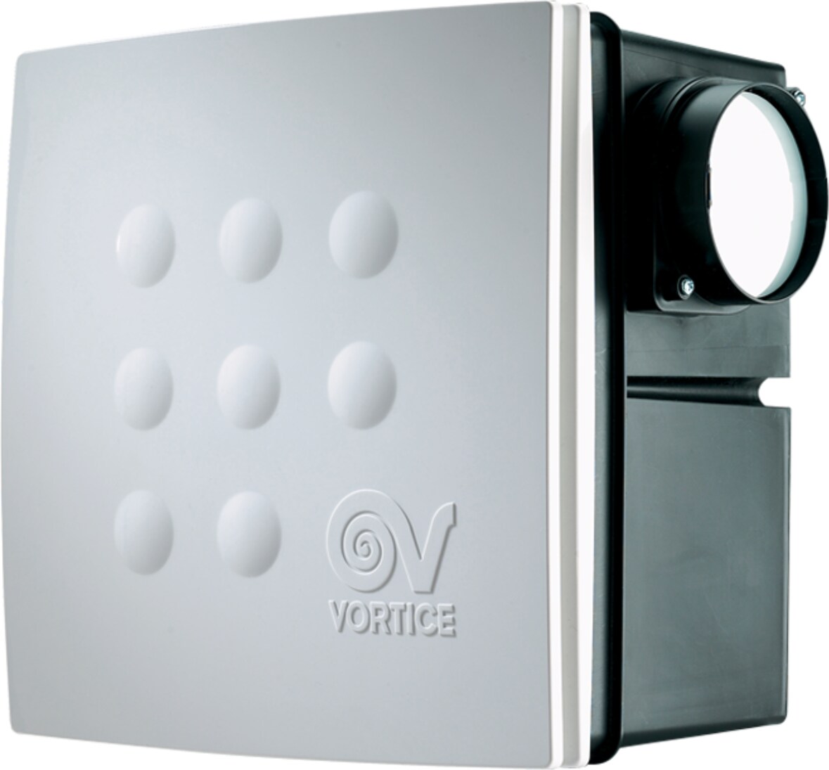 Schachtventilator Quadro Micro I UP Weiß 27