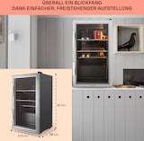 thumbnail of Beersafe XXL Kühlschrank 80 Liter 3 Böden Panoramaglastür Edelstahl Silber