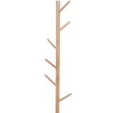 thumbnail of HOMCOM Cabide de Pé com Banco Pendurador Tipo Árvore Moderno 6 Ganchos para Pendurar Roupa Malas Corredor Entrada Bambu e MDF 80x30x180cm