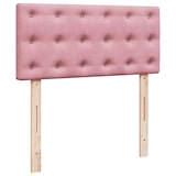 thumbnail of vidaXL Boxspringbett mit Matratze Rosa 90x190 cm Samt