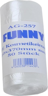 thumbnail of Kosmetikbeutel Funny - 2000 Müllbeutel – 310 x 370 mm - transparent - 10 L