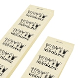 thumbnail of CombiCraft Wertmarken Block auf 10er Streifen 'Universell' in Pastellgelb - 1000 Abrisse
