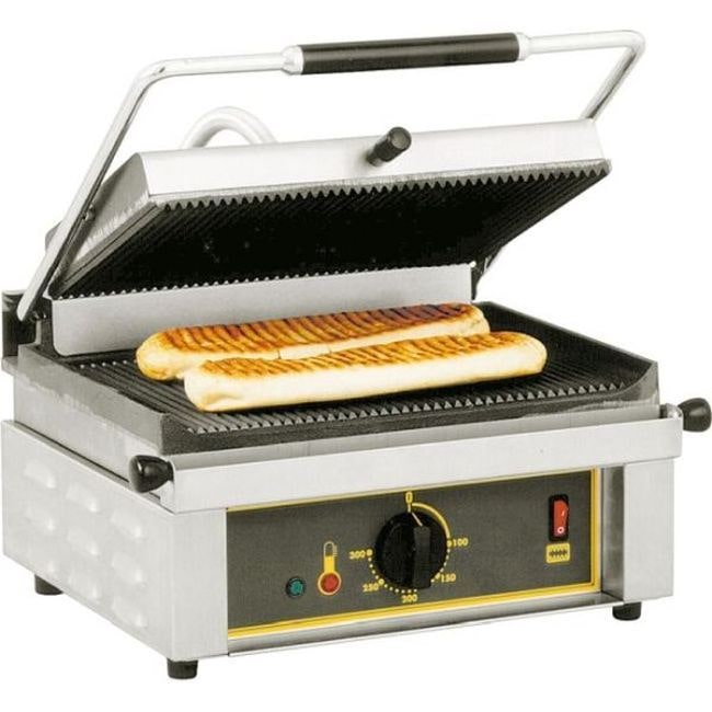 Gril de contact Roller Grill, 3 Kw, dimensions 430 X 385 X 220 Mm (Lxtxh)