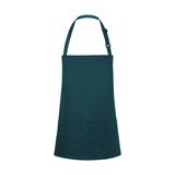 thumbnail of Short Bib Apron Basic with Buckle and Pocket: One Size / Aubergine
